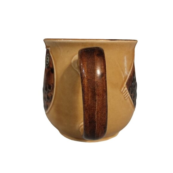 Vintage Owl Mugs Set Of 4 1970s Hard To Find - Picture 6 of 9